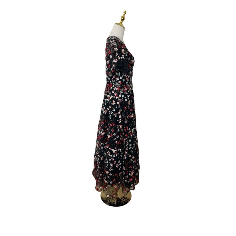 Mac Duggal 20323 Black Multi Embroidered Rhinestone Gown Size 6 $698 - Picture 6 of 8